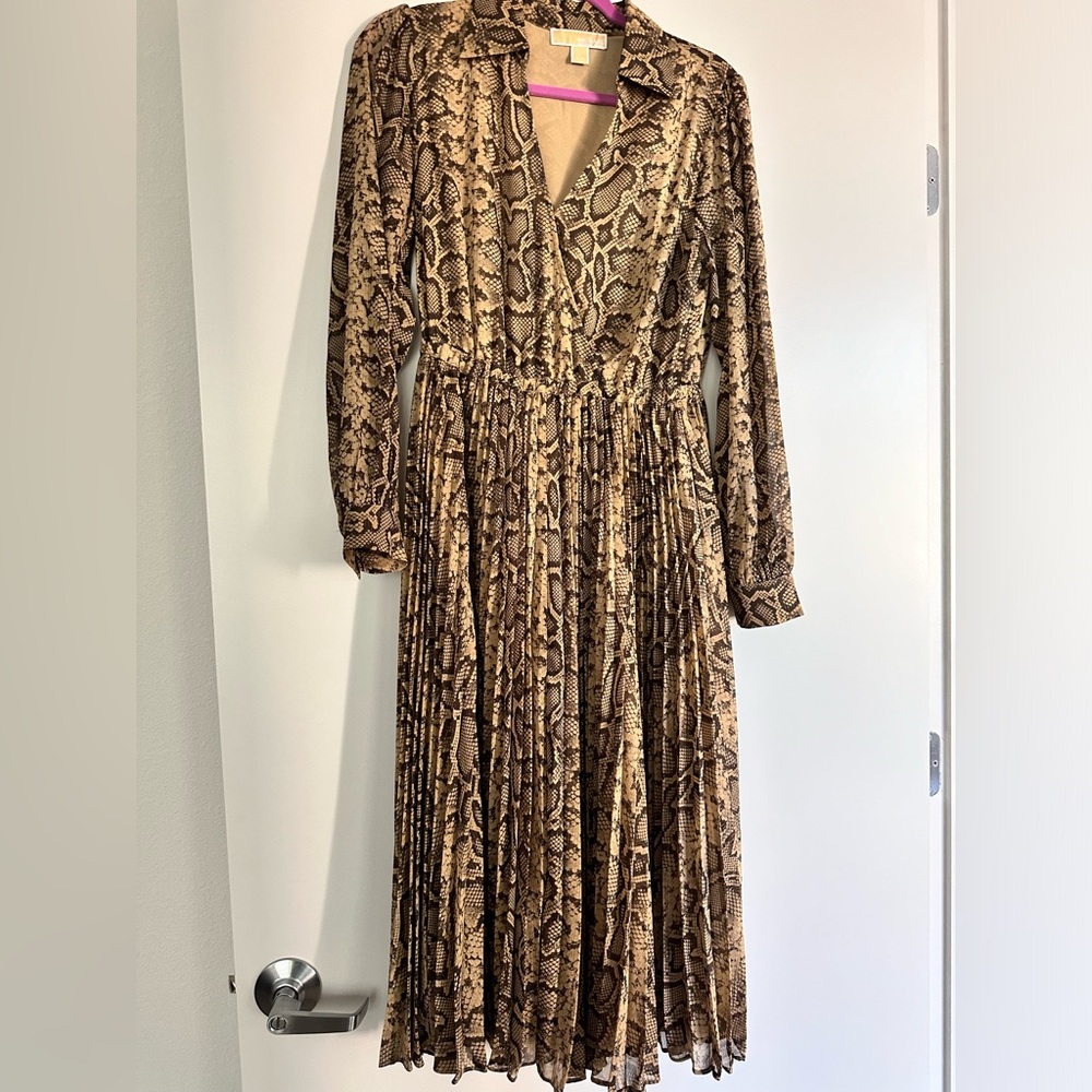 Leopard pattern dress